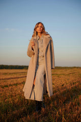 Bianca jacheta din blana ecologica