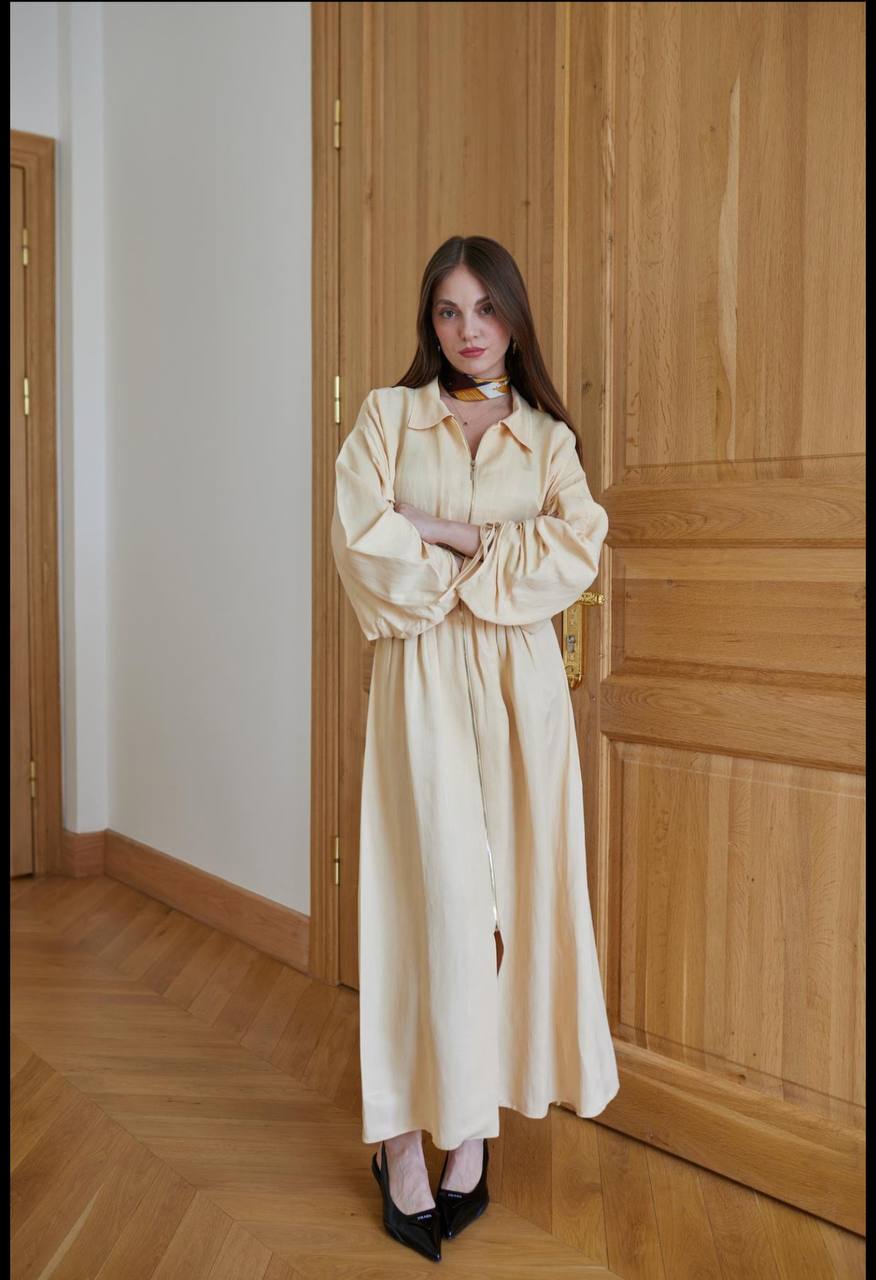 Lily rochie maxi cu fermoar KALINKA FURS