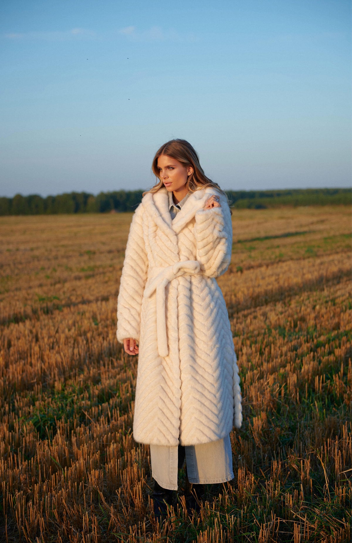 Nonna Haina din blana ecologica cu efect de vizon