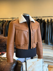 Rika Natural sheepskin coat