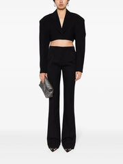 Viola Sacou scurt oversized cu umeri largi
