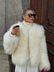 Mongolian Fur. Blana naturala din oaie mongoleza. Blana din miel tibetan KALINKA FURS