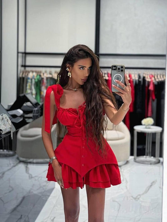 Lilly corset mini dress