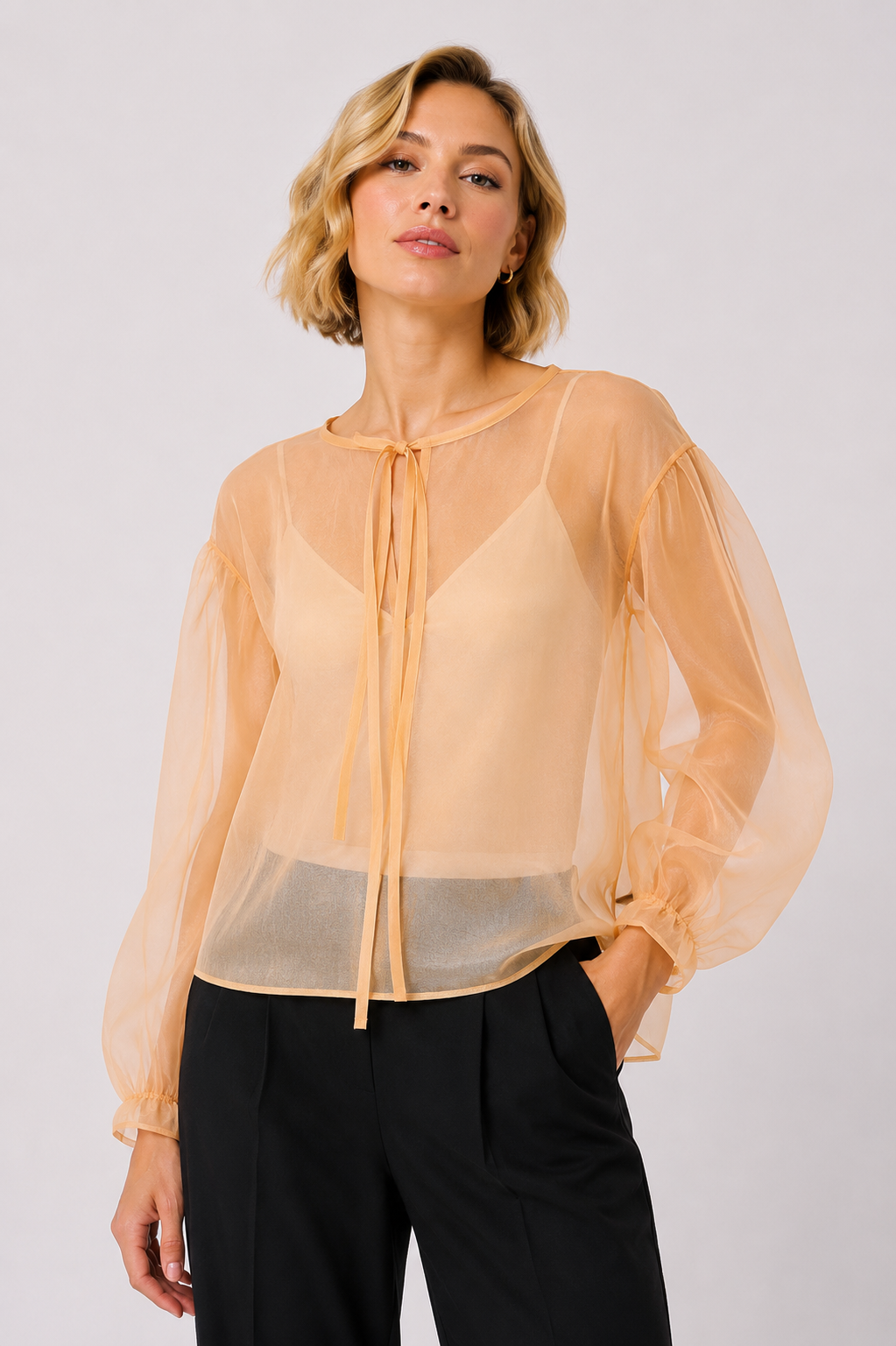 Bluză transparentă, M/L