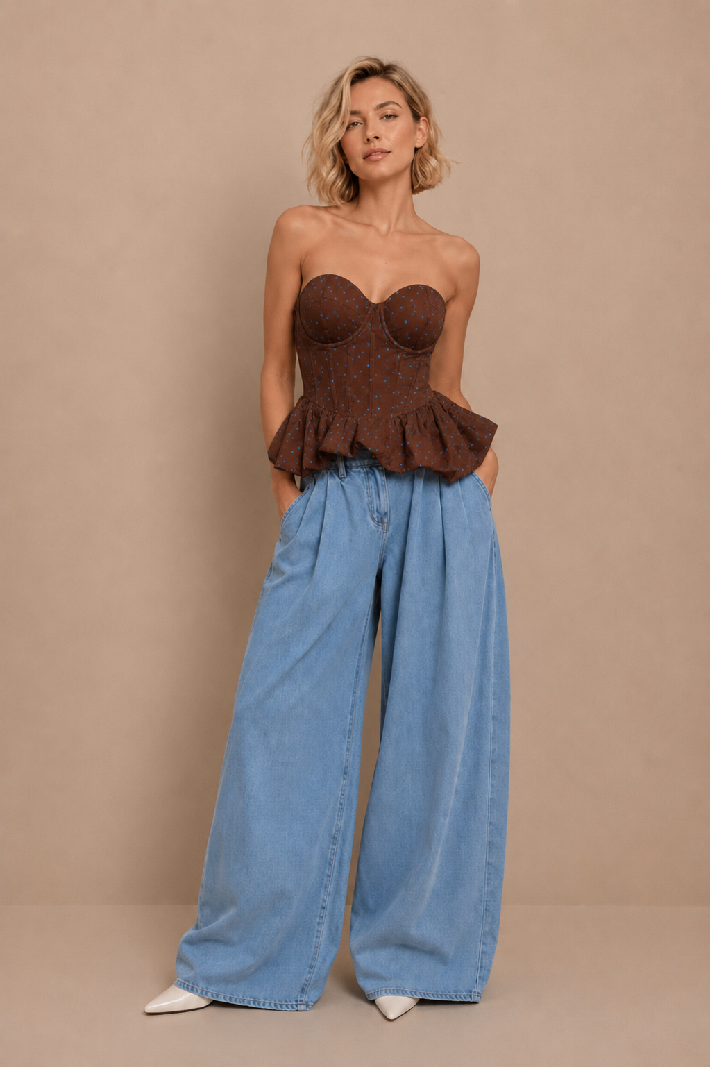 Floral Corset Top