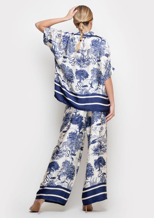 Felicity summer suit in prince blue