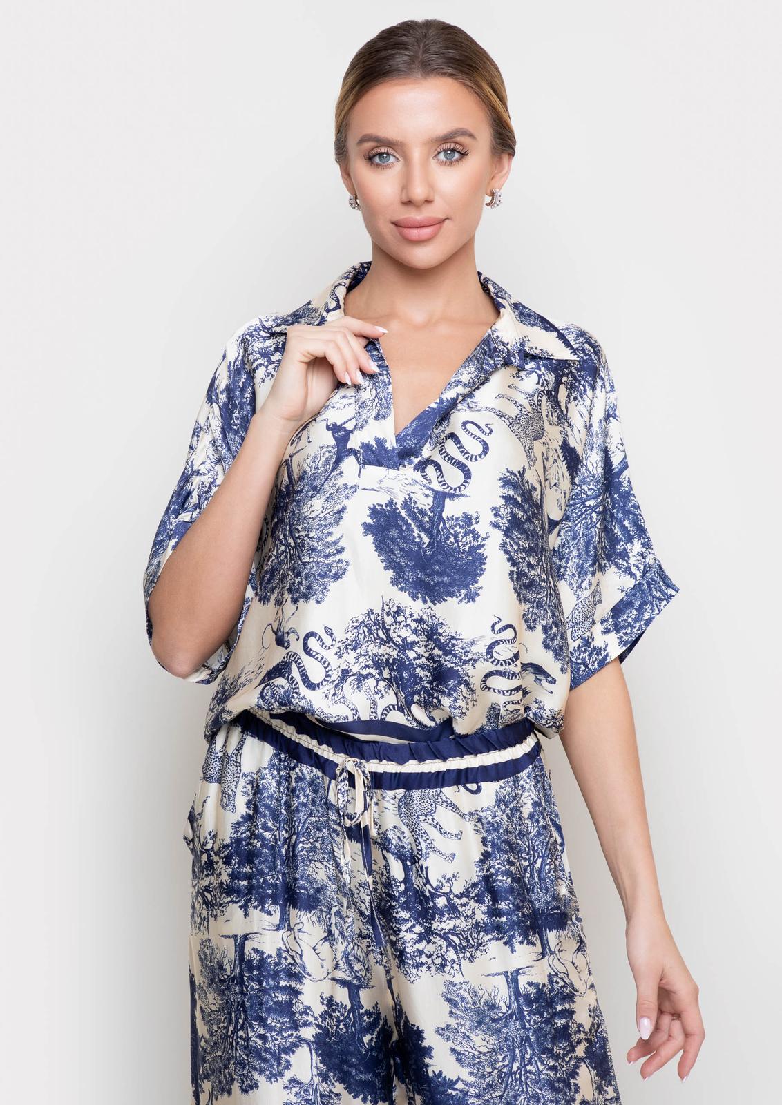 Felicity summer suit in prince blue