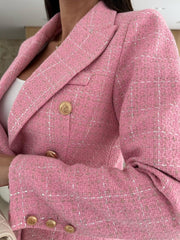 Six-button waist jacket. Sacou pe talie cu 6 nasturi KALINKA FURS