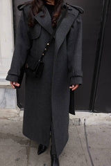 Military oversized coat. Palton milităresc KALINKA FURS