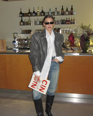 Oversized vintage effect jacket. Geaca cu efect vintage KALINKA FURS