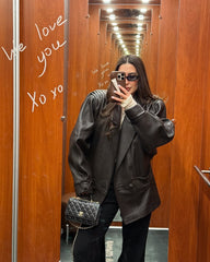 Mom “80 Leather Jacket. Jacheta mamei anii “80 KALINKA FURS