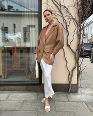 Leather jacket with pockets.  Geaca de piele cu buzunare KALINKA FURS
