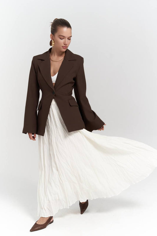 Ranya sacou cu un nasture KALINKA FURS