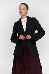 Ranya sacou cu un nasture KALINKA FURS