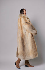 Joanna jacheta din blană naturală de vulpe Gold