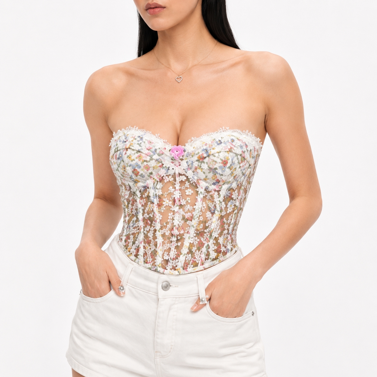 Top Corset floral