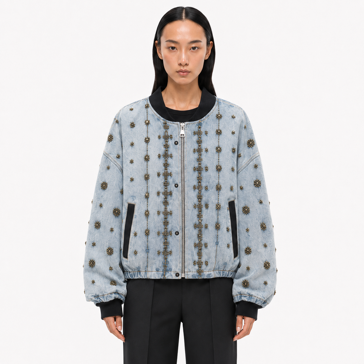 Elsa Jacheta Bomber din denim