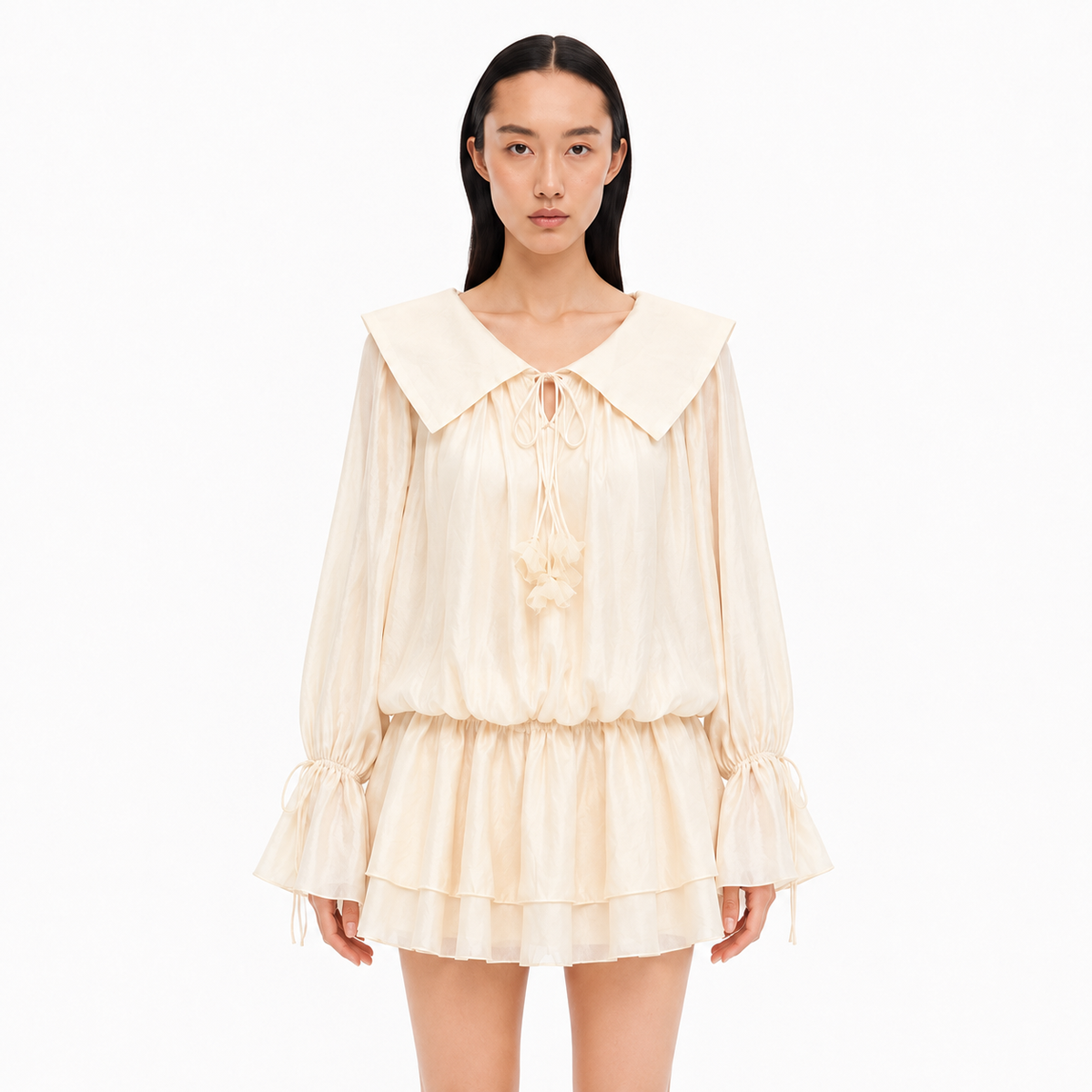 Rochie cu volane
