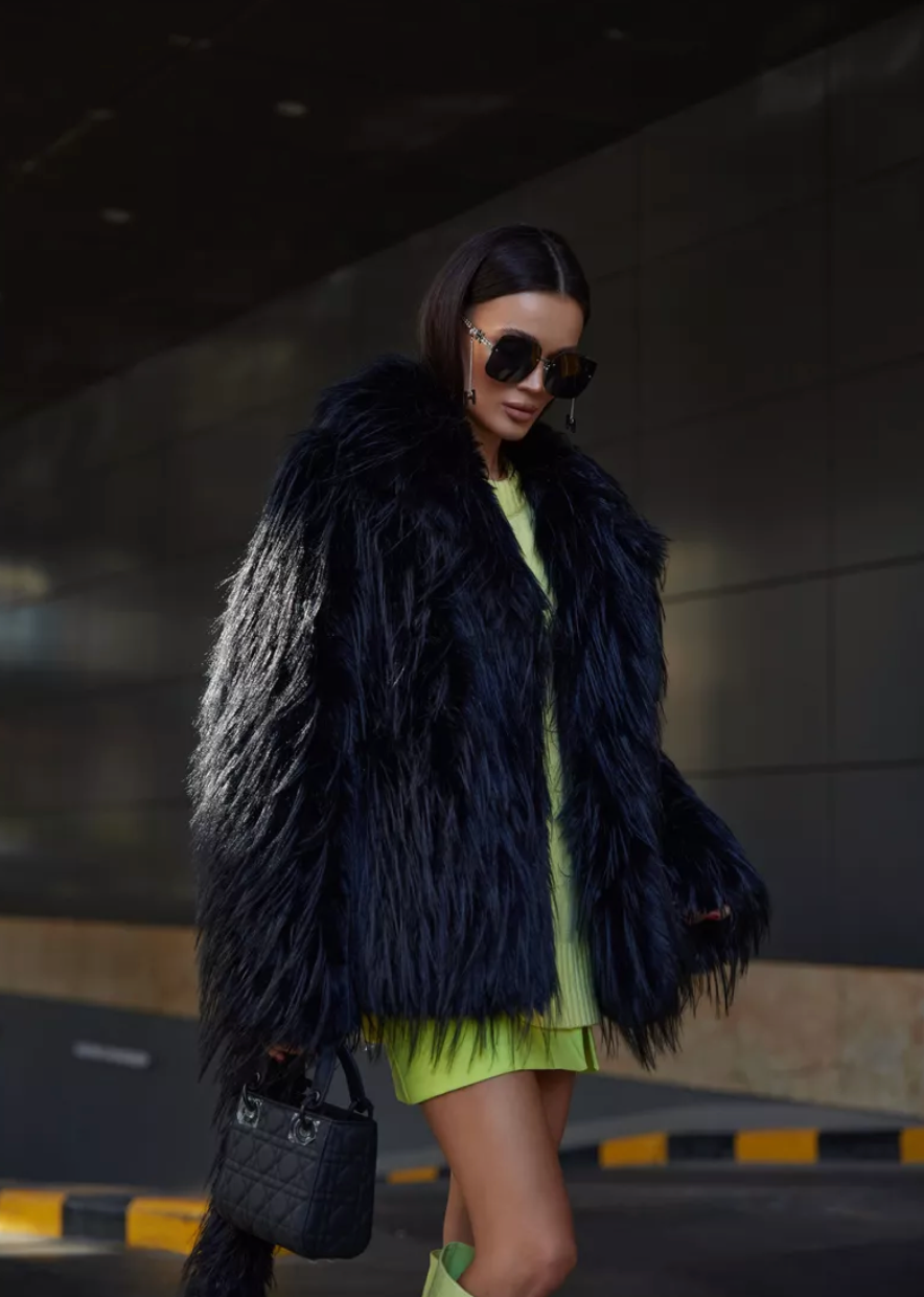 Ostrich eco fur. Blana ecologica de strut