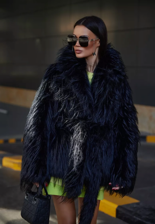 Ostrich eco fur. Blana ecologica de strut