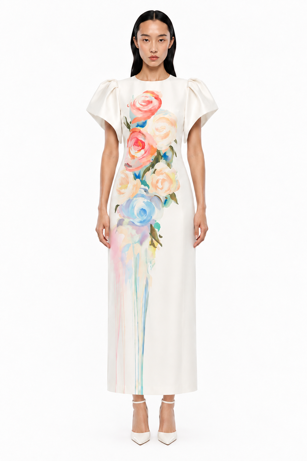 Rosalie Kleid mit Blumenmuster