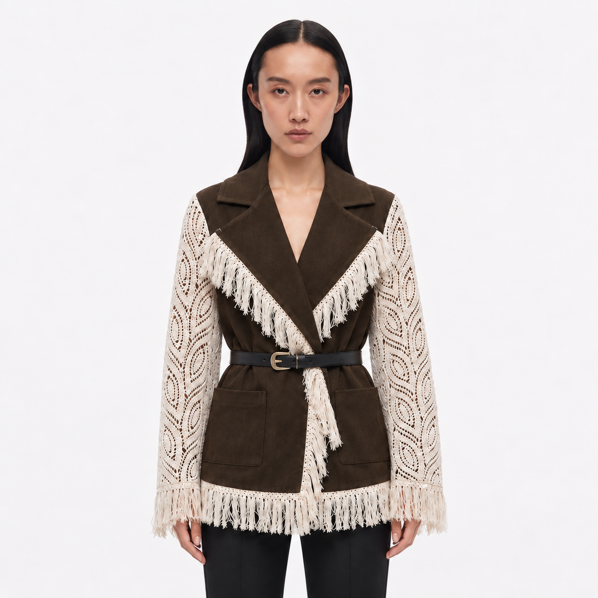 Irma Strickjacke im Boho-Stil