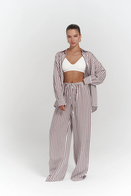 Beatrice set casual pantaloni si camasa