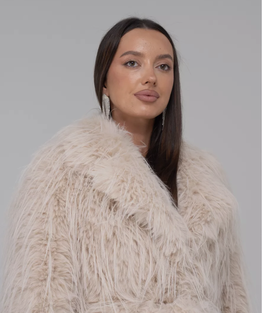 Ostrich eco fur. Blana ecologica de strut KALINKA FURS