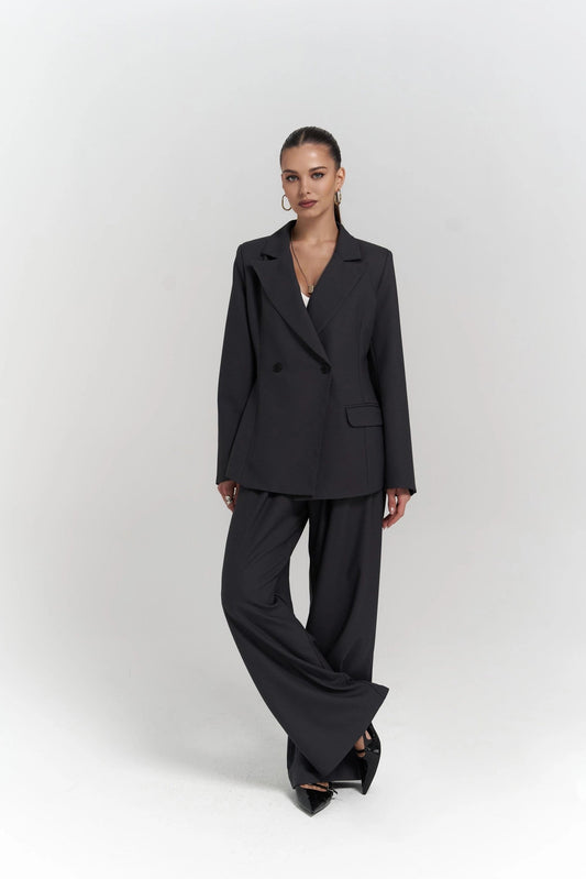 Jacheta blazer subtire, cu doi nasturi KALINKA FURS
