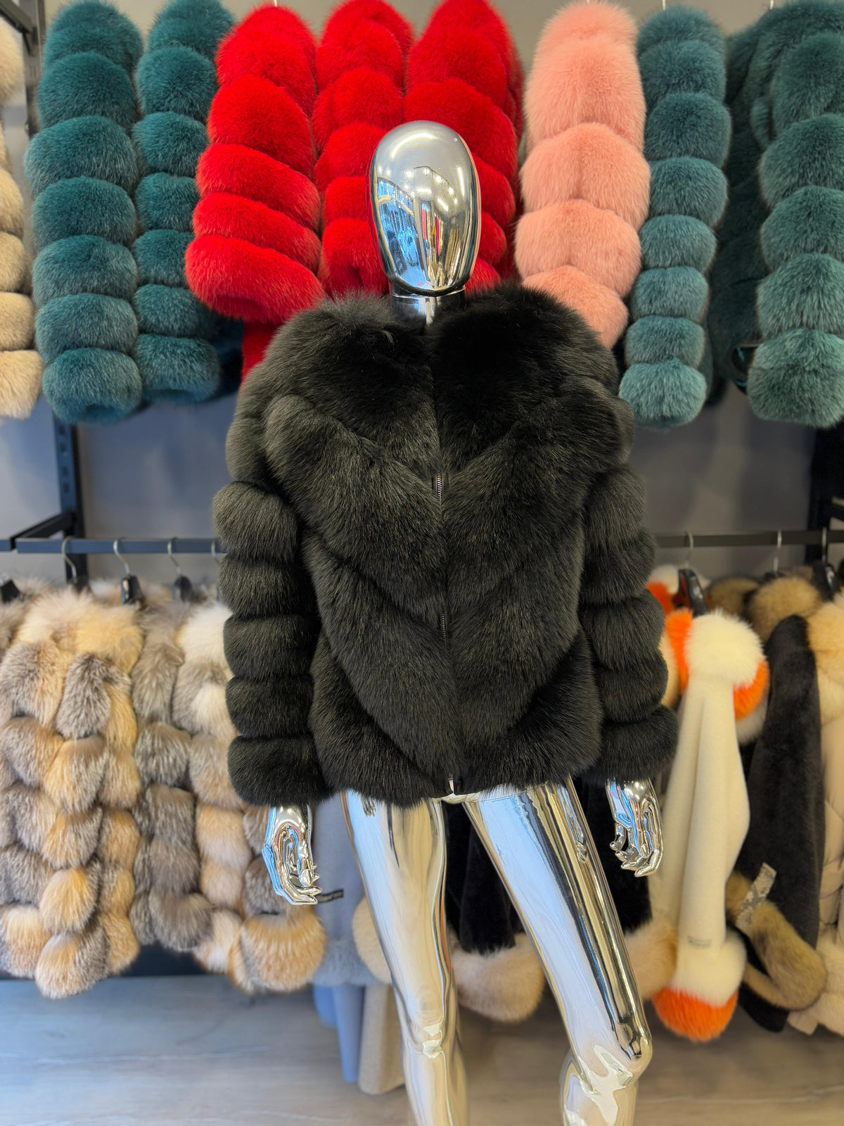 Corina Blana naturala de vulpe