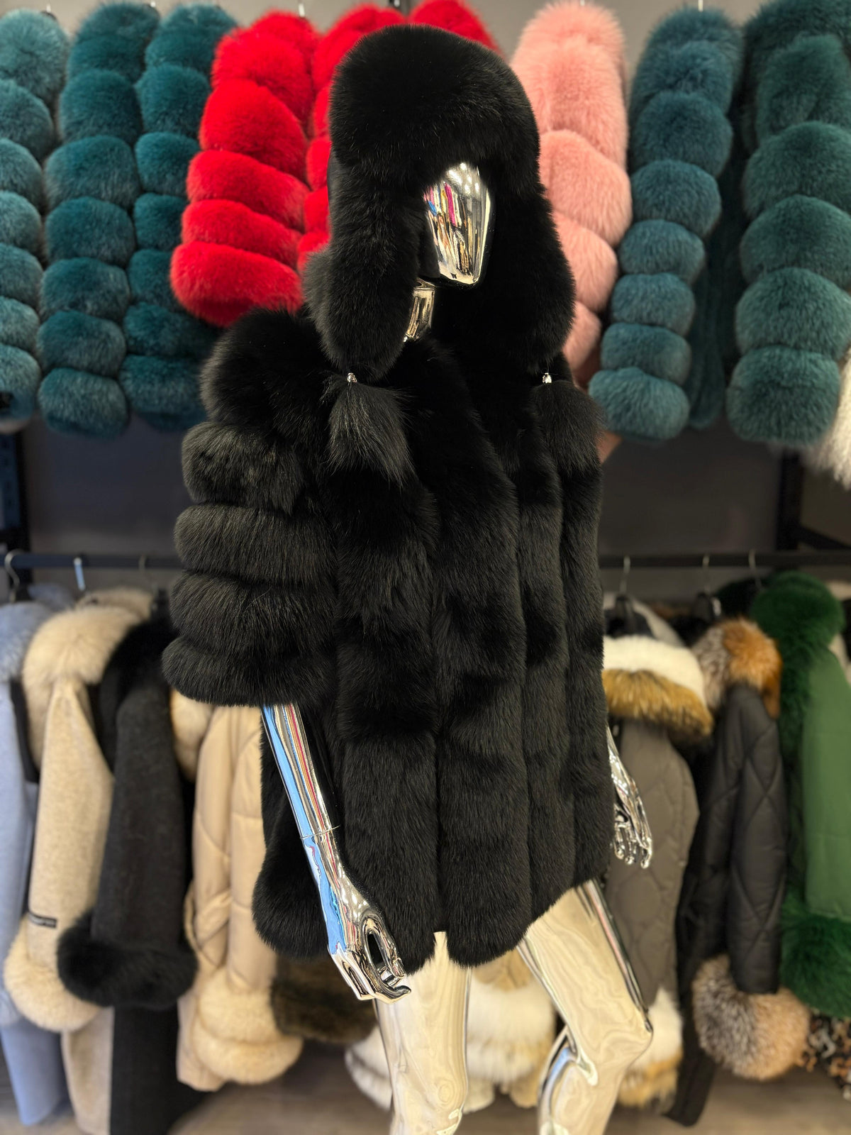 Morena Blana naturala de vulpe