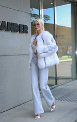 Elvira Natural Arctic Fox Fur Coat