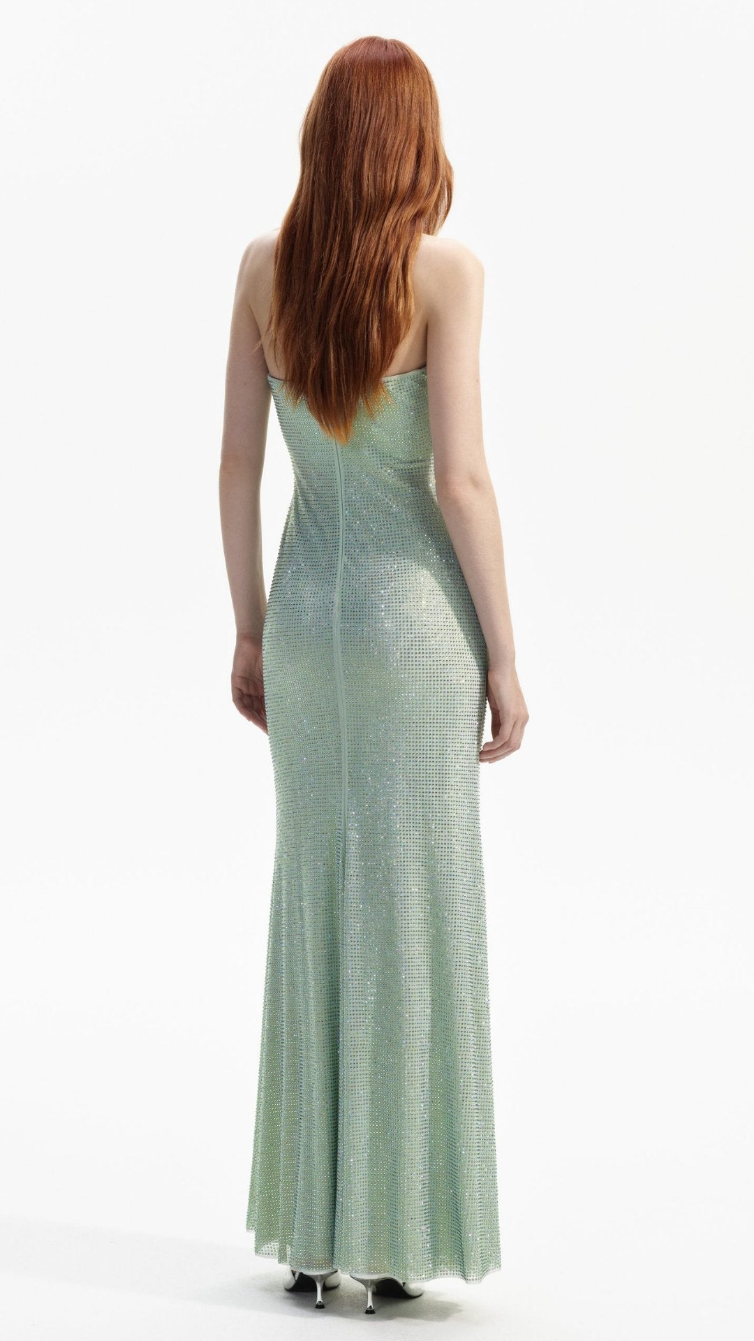Rochie  Verde Aqua, Lungime Midi KALINKA FURS