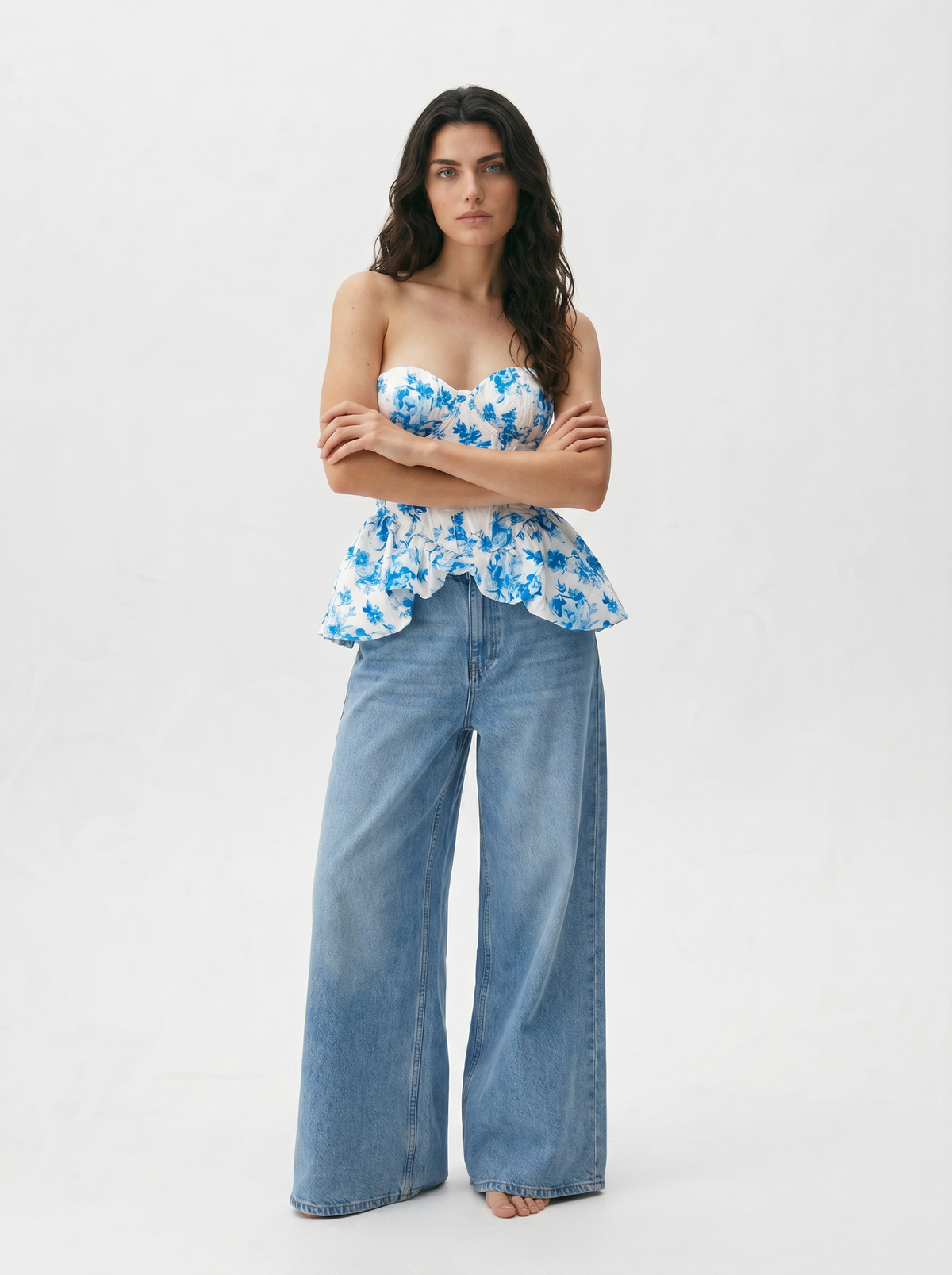 Top tip Corset Floral